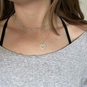 Mejuri pearl choker necklace